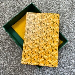 Goyard Passport Wallet Yellow Brand new.